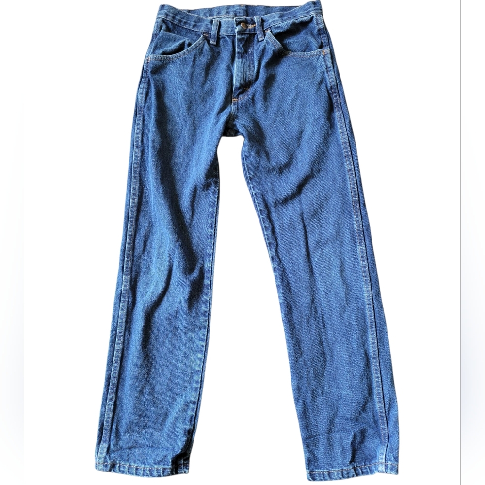 Rustler Straight Leg Dark Blue Denim Jeans 29x30